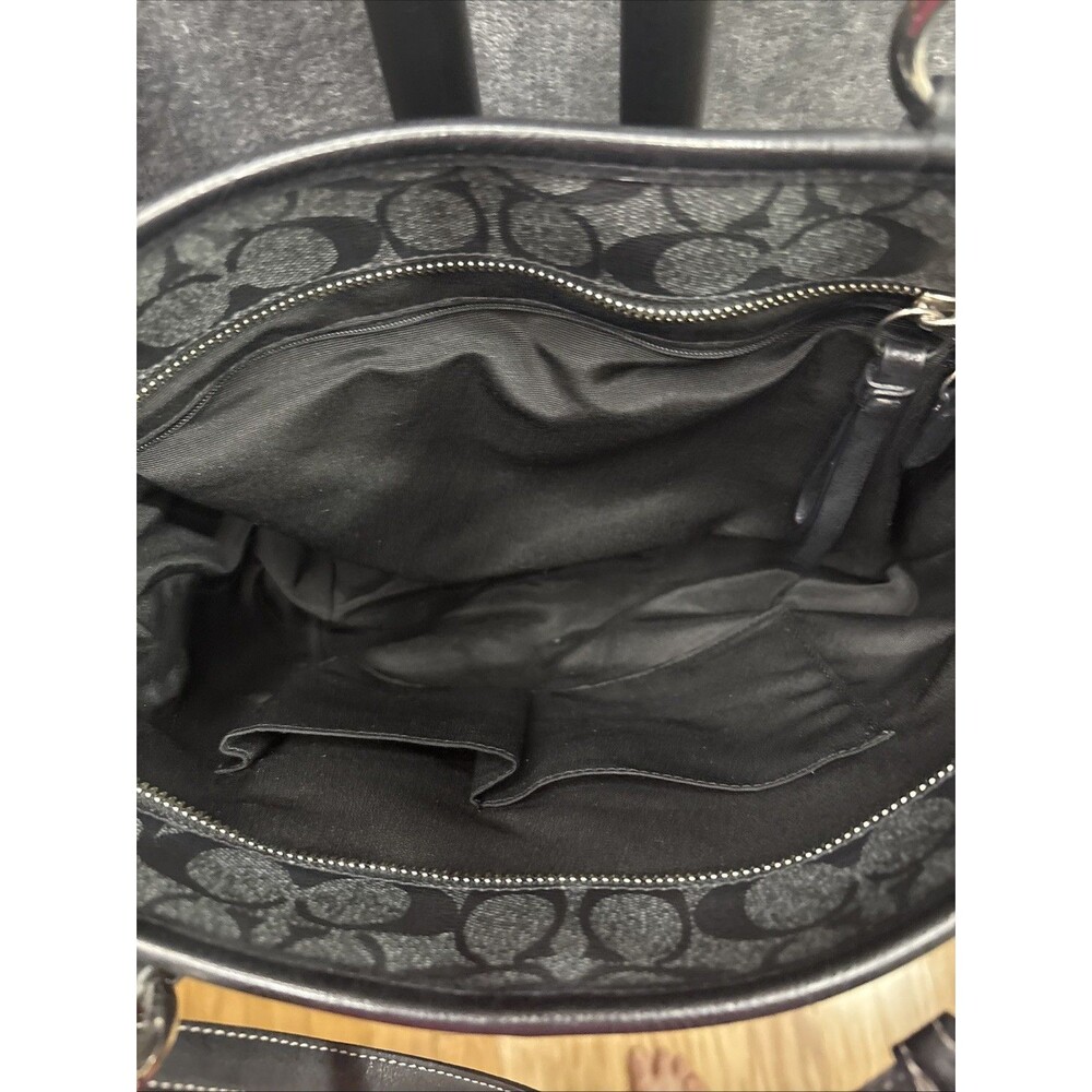 Coach Tote Bag Signature F18917 Gray - Picture 4 of 16